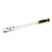 Cl&eacute; &agrave; cliquet &agrave; t&ecirc;te flexible verrouillable 120XP avec poign&eacute;e double mat&eacute;riau Distribution Industrielle GC