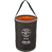 Seau utilitaire droit, 17" lo x 12" la x 4" h, Nylon, Noir/Gris/Orange Distribution Industrielle GC