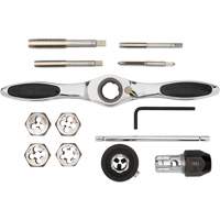 Jeu de tarauds et fili&egrave;res SAE &agrave; cliquet, 13 Morcea Distribution Industrielle GC