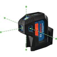Green-Beam Five-Point Self-Leveling Alignment Laser Distribution Industrielle GC
