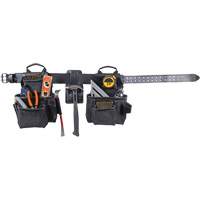 Ensemble de tabliers robustes Phantom 4 morceaux, Cuir, Noir Distribution Industrielle GC