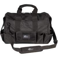 Sac &agrave; outils Phantom 18" pour entrepreneur, Polyester balistique, 25 pochettes, Noir Distribution Industrielle GC