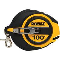 Closed Case Long Tape Measure, 100', Imperial Graduations Distribution Industrielle GC