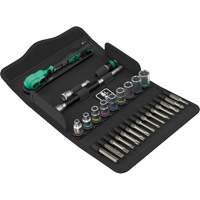 Jeu de cl&eacute; &agrave; cliquet SA 15 Zyklop Comfort avec levier dinversion, 28 Mcx, Prise de 1/4" Distribution Industrielle GC