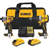 Ensemble de perceuse-visseuse sans fil et sans balais de premi&egrave;re qualit&eacute; XR, 20 V Distribution Industrielle GC
