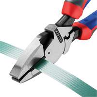 Pince pour monteurs de lignes &agrave; levier d&eacute;multipli&eacute;, type Nouvelle-Angleterre avec tire-fil, sertisseur et poign&eacute;e KNIPEXTEND Distribution Industrielle GC