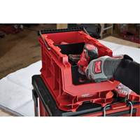 Bac compact PACKOUT, 15-1/2" x 9-1/2" x 8-3/4", Noir/Rouge Distribution Industrielle GC