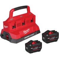 Ensemble de d&eacute;marrage M18 Forge avec 2 bloc-piles et chargeur rapide &agrave; six baies, Lithium-ion, 18 V, 12 Ah Distribution Industrielle GC