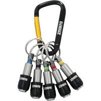 Jeu de porte-embouts avec anneau porte-cl&eacute;s 5 morceaux Distribution Industrielle GC