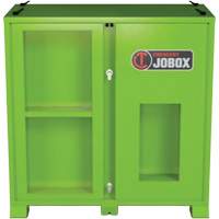 Armoire de rangement d'&eacute;PI sur place, Acier, Vert lime haute visibilit&eacute; Distribution Industrielle GC