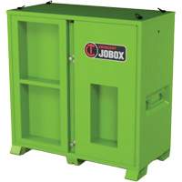 Armoire de rangement d'&eacute;PI sur place, Acier, Vert lime haute visibilit&eacute; Distribution Industrielle GC