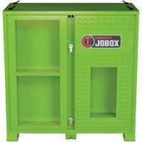 Armoire ventil&eacute;e pour le rangement d'&eacute;PI sur place, Acier, Vert lime haute visibilit&eacute; Distribution Industrielle GC