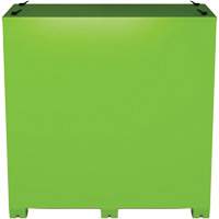 Armoire ventil&eacute;e pour le rangement d'&eacute;PI sur place, Acier, Vert lime haute visibilit&eacute; Distribution Industrielle GC