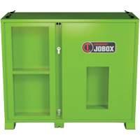 Armoire de rangement d'&eacute;PI sur place, Acier, Vert lime haute visibilit&eacute; Distribution Industrielle GC