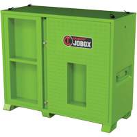Armoire de rangement d'&eacute;PI sur place, Acier, Vert lime haute visibilit&eacute; Distribution Industrielle GC