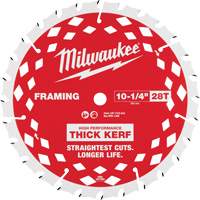 Lame de scie circulaire &agrave; charpente avec trait &eacute;pais, 10-1/4", 28 dents, Pour Bois Distribution Industrielle GC