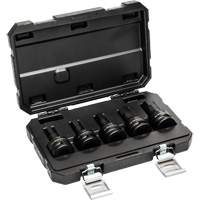 Metric Impact Bit Socket Set with Blow Mold Case, Hex, 3/4" Drive, 5 Pcs Distribution Industrielle GC