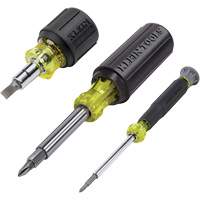 Ensemble de tourne-&eacute;crou & tournevis multi-foret 3 mcx, 12-63/100" lo, Prise Coussin&eacute;e Distribution Industrielle GC