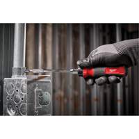 Tournevis &agrave; cliquet 14-en-1 &agrave; embouts multiples avec porte-embout de 1/4", 10-11/100" lo, Prise Coussin&eacute;e Distribution Industrielle GC