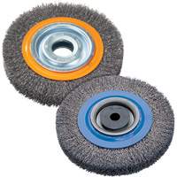 Wire Wheel Brush, 8" Dia., 0.118" Fill, 1-1/4" Arbor Distribution Industrielle GC