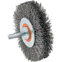 Brosse mont&eacute;e &agrave; fil, 1-3/8" dia., Fils 0,008", Arbre 1-1/4" Distribution Industrielle GC
