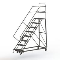 Heavy Duty Safety Slope Ladder, 8 Steps, Serrated, 50° Incline, 80" High Distribution Industrielle GC