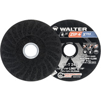 Meules &agrave; tronçonner renforc&eacute;es Zip+ pour meuleuse &agrave; angle droit, 4-1/2" x 1/16", Arbre de 7/8", Type 1, Alumine de zirconium, 13 300 Tr/min Distribution Industrielle GC