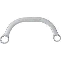 Box End Wrench, 12 Point, 5/8" x 3/4", 15° Offset, Plain Finish Distribution Industrielle GC