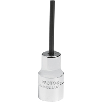 Standard Bit Socket, Hex, 2.5 mm x 1-7/8" L, 1/4" Drive Distribution Industrielle GC