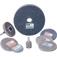 Meule homog&egrave;ne &agrave; faible densit&eacute; de s&eacute;rie 500 Standard Abrasives, 3" x 1/4", Arbre de 1/4", Grain de Moyen, Oxyde d'aluminium Distribution Industrielle GC