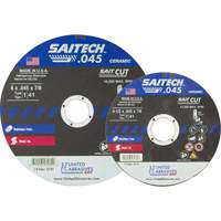 Meule &agrave; tronçonner, 14" x 0,045", Arbre de 5/8", Type 1, Oxyde d'aluminium/C&eacute;ramique, 19000 Tr/min Distribution Industrielle GC