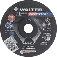 Meule PIPEFITTER, 4-1/2" x 1/8", Arbre 7/8", Type 27 Distribution Industrielle GC
