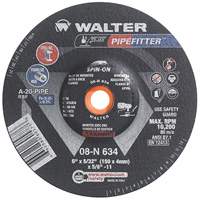 PIPEFITTER Grinding Wheel, 6" x 5/32", Aluminum Oxide, Type 27 Distribution Industrielle GC