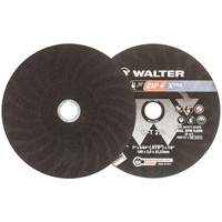 Meule &agrave; tronçonner pour usage intensif Zip+Xtra, 7" x 5/64", Arbre de 7/8", Type 1, Oxyde d'aluminium, 8600 Tr/min Distribution Industrielle GC