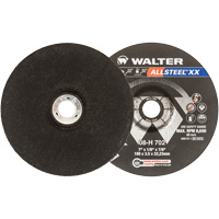 Meules &agrave; moyeu d&eacute;port&eacute; ALLSTEEL XX, 7" x 1/8", Arbre 7/8", Type 27 Distribution Industrielle GC