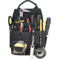 Porte-outils professionnels pour &eacute;lectricien, Porte-outil multiple, Polyester, 11 Poches Distribution Industrielle GC