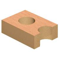 Through-Hole Carbide Tipped Drill, 2/5" Diameter Distribution Industrielle GC