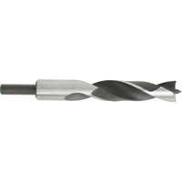 Brad Point, Wood Drills, 1", 8-5/8" Length, 1/2" Shank Distribution Industrielle GC