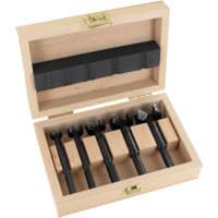 Bormax Forstner Bit Kits in a Wooden Box, 7 Pieces, Steel Distribution Industrielle GC