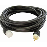 Heavy-Duty Neoprene Extension Cords, Indoor/Outdoor, SOOW, 12/3 AWG, 15 A, 25' Distribution Industrielle GC