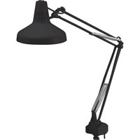 LAMPES DE TRAVAIL COMBIN&eacute;ES ROBUSTES, 22/60 W, Fluorescent/Incandescente, Col 45", Noir Distribution Industrielle GC