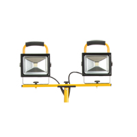 Twin-Head Work Light, LED, 40 W, 4800 Lumens, Aluminum Housing Distribution Industrielle GC