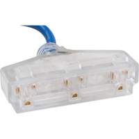 Cordon rallonge en caoutchouc TPE avec indicateur lumineux, Toutes saisons, SJEOW, AWG 14/3, 15 A, 3 prise(s), 25' Distribution Industrielle GC