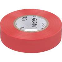 Ruban isolant, 19 mm (3/4") x 18 m (60'), Rouge, 7 mils Distribution Industrielle GC