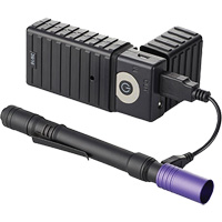 Lampe stylo UV avec port de recharge micro USB Stylus Pro, DEL, Corps en Aluminium, piles Rechargeable, Compris Distribution Industrielle GC