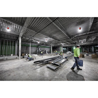 Lampe de chantier temporaire RADIUS, DEL, 130 W, 15000 lumens Distribution Industrielle GC