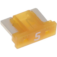 Fusible &agrave; lames pour automobiles LP de la s&eacute;rie MINI, Cartouche, 5 A, 58 V Distribution Industrielle GC